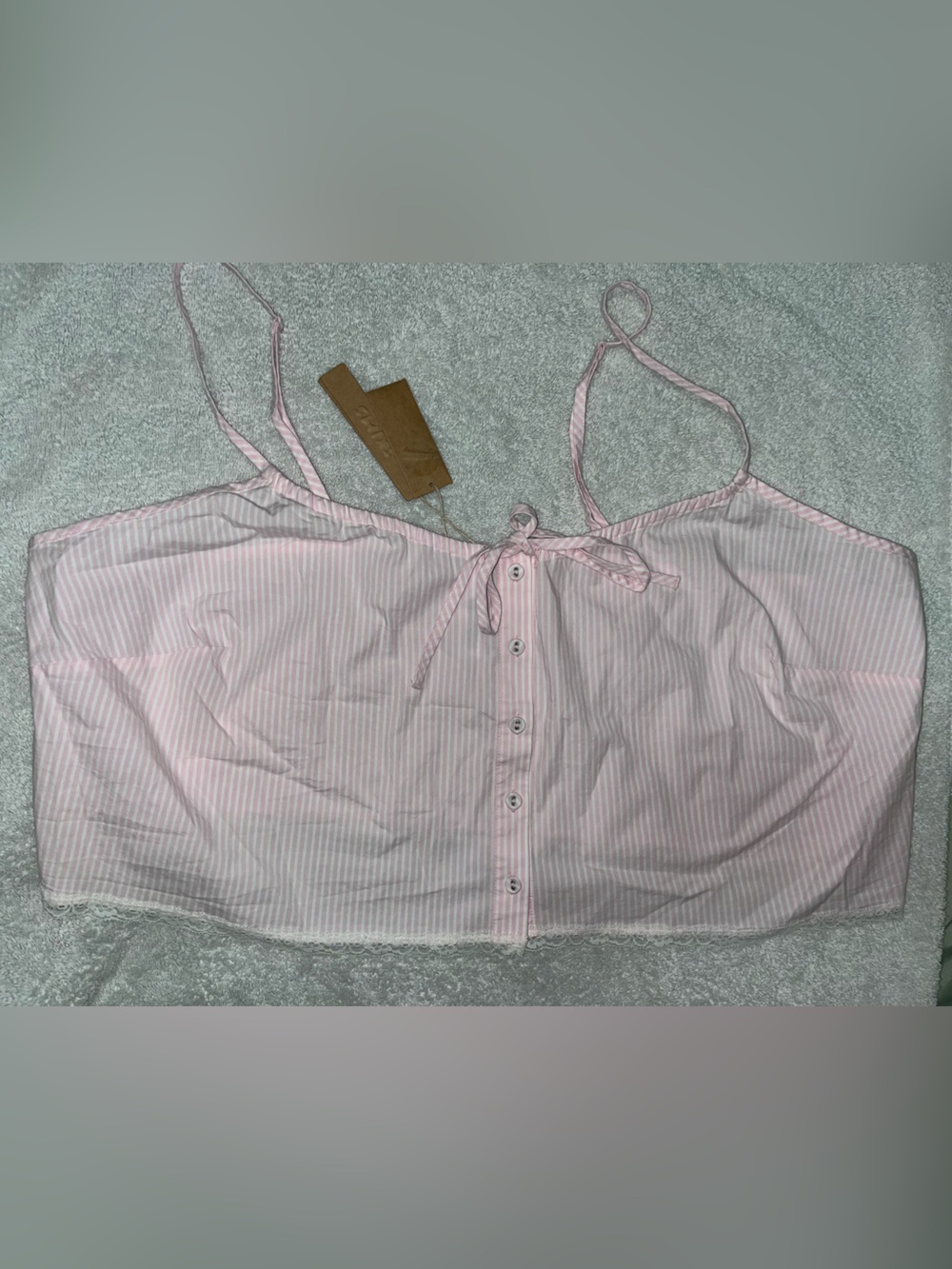 SKIMS Cotton Poplin Crop Sleep Camisole